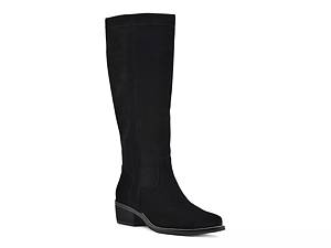 White mountain hotsell black suede boots