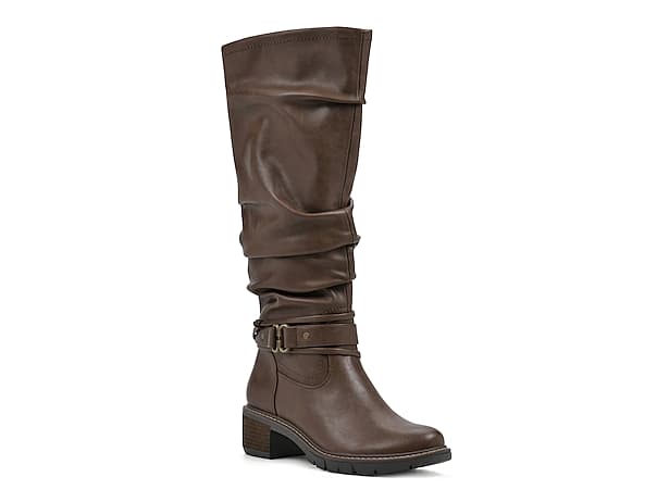 Journee Collection Womens Sarie Tru Comfort Foam Extra Wide Calf Stiletto  Knee High Boots 