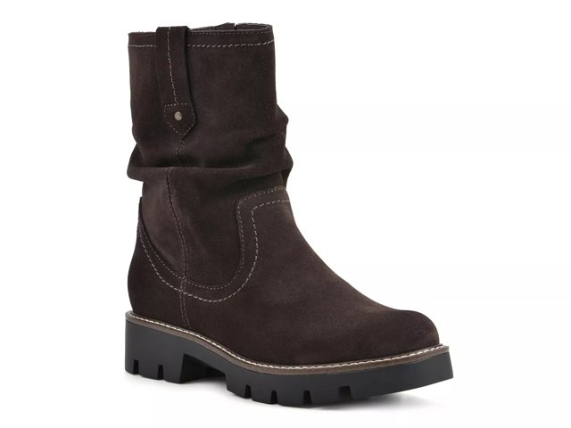 White mountain shop black suede boots