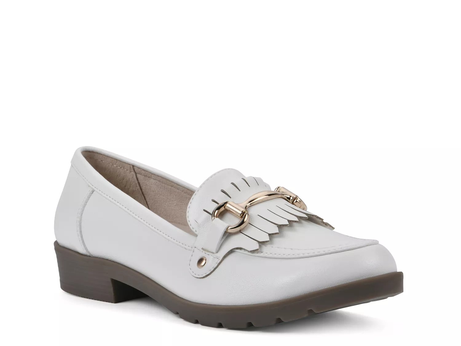 Cliffs by White Mountain Galeena Loafer | Women's | Off White | Size 8 | Loafers | Block