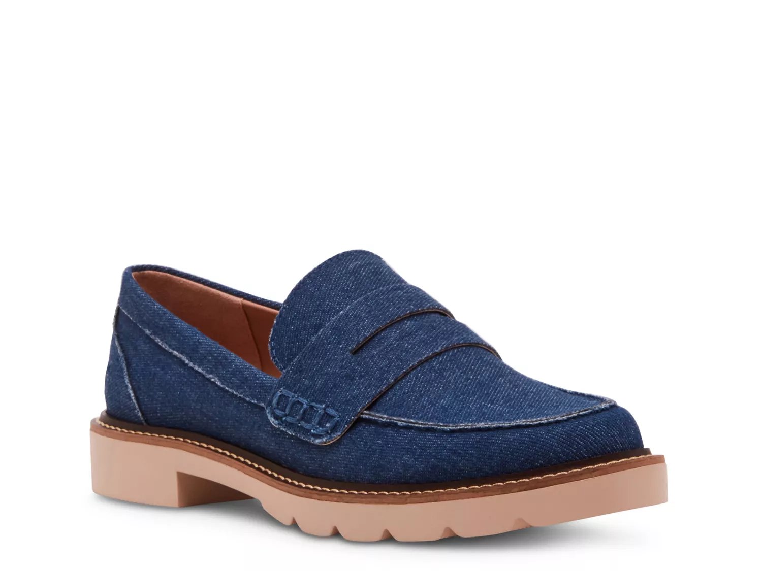 Blue suede hot sale womens loafers