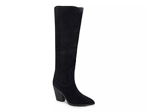 Dsw black suede knee high sale boots