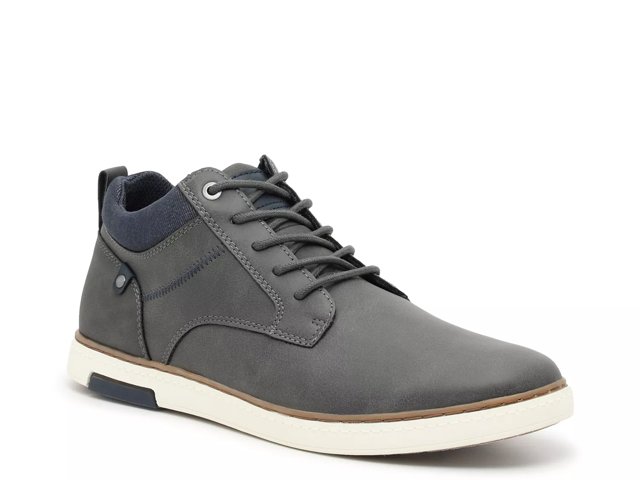 Mid top slip on sneakers top