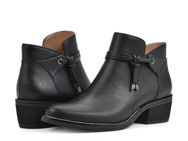 White mountain black ankle boots store