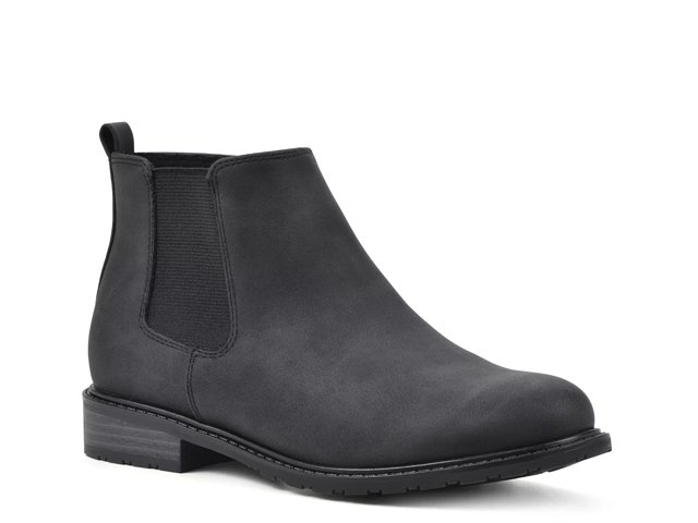 White mountain black booties top