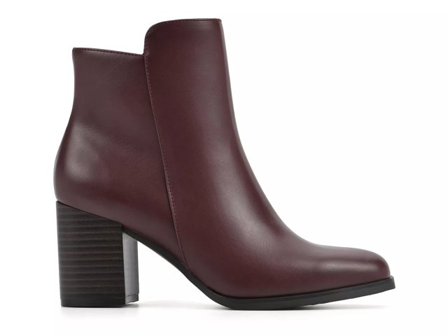 Burgundy booties dsw sales