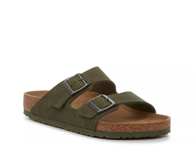 Birkenstock Arizona Vegan Desert Dust Slide Sandal Men s
