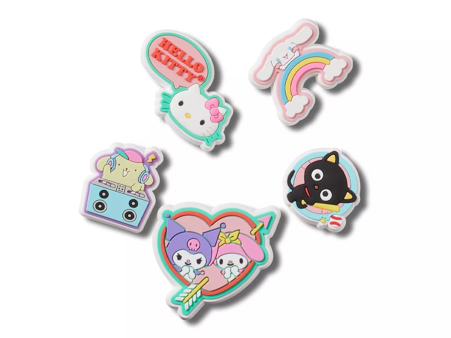 Crocs Hello Kitty Jibbitz Set 5 Pack Free Shipping DSW