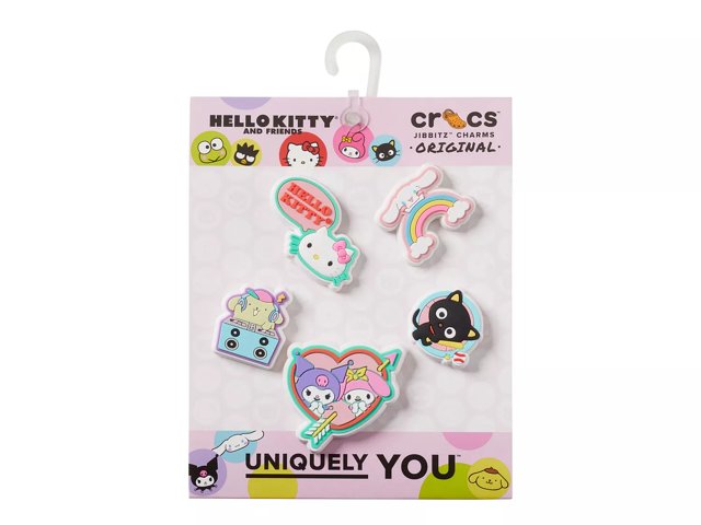 Crocs Hello Kitty Jibbitz Set 5 Pack Free Shipping DSW