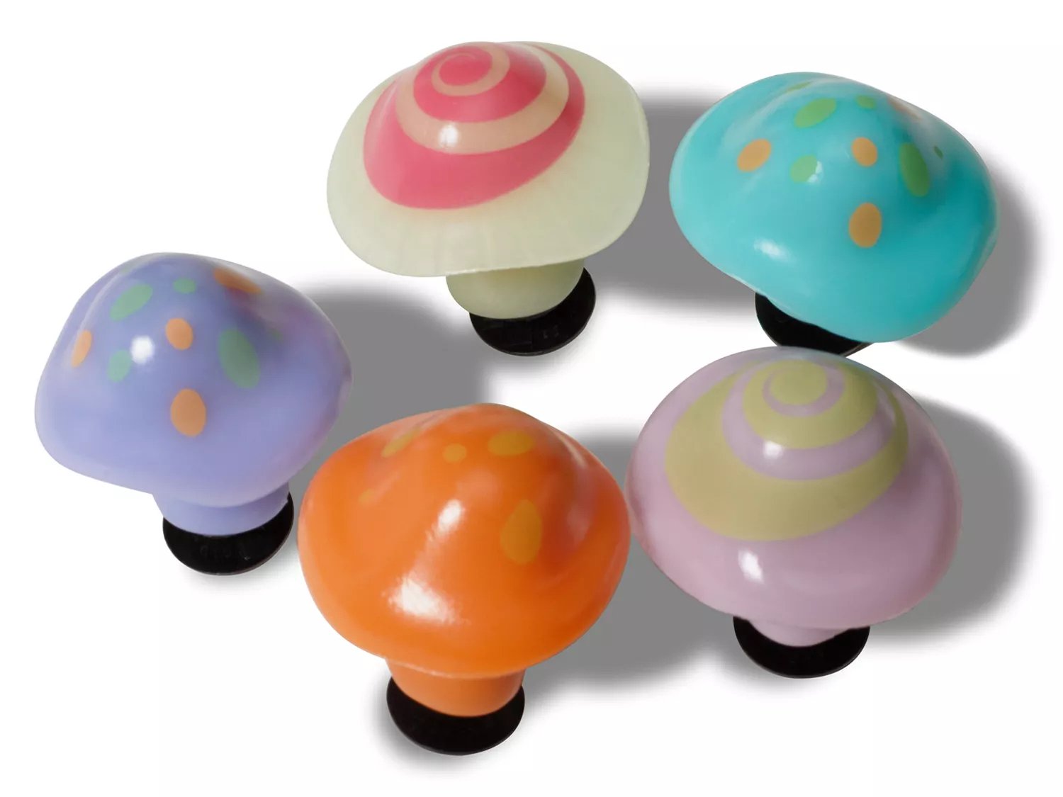 crocs-glow-in-the-dark-shrooms-jibbitz-set-5-pack-free-shipping-dsw