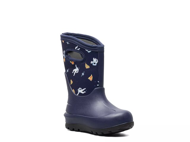 Kamik Kids Rain/Snow Boots Waterproof Printed Rubber boots with