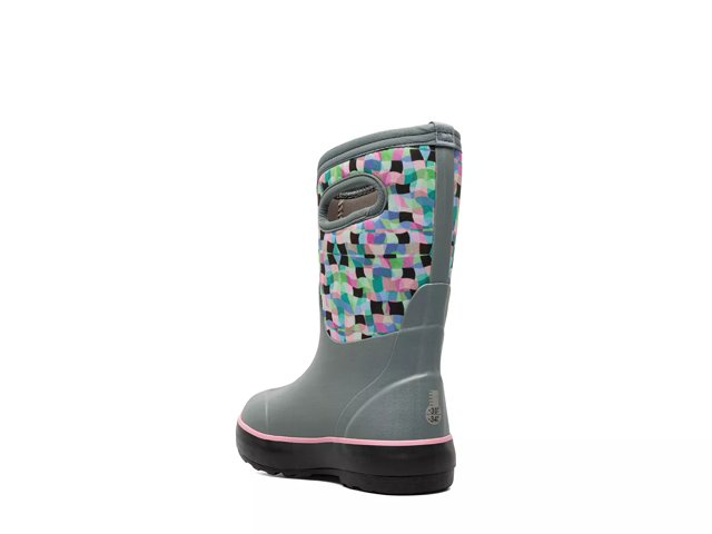 Bogs Classic II Checkered Geo Rain Boot Kids Free Shipping DSW