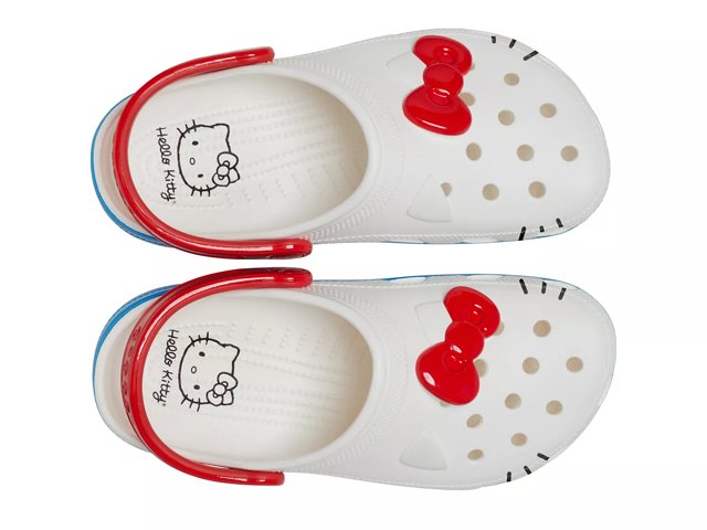 Crocs red and outlet white