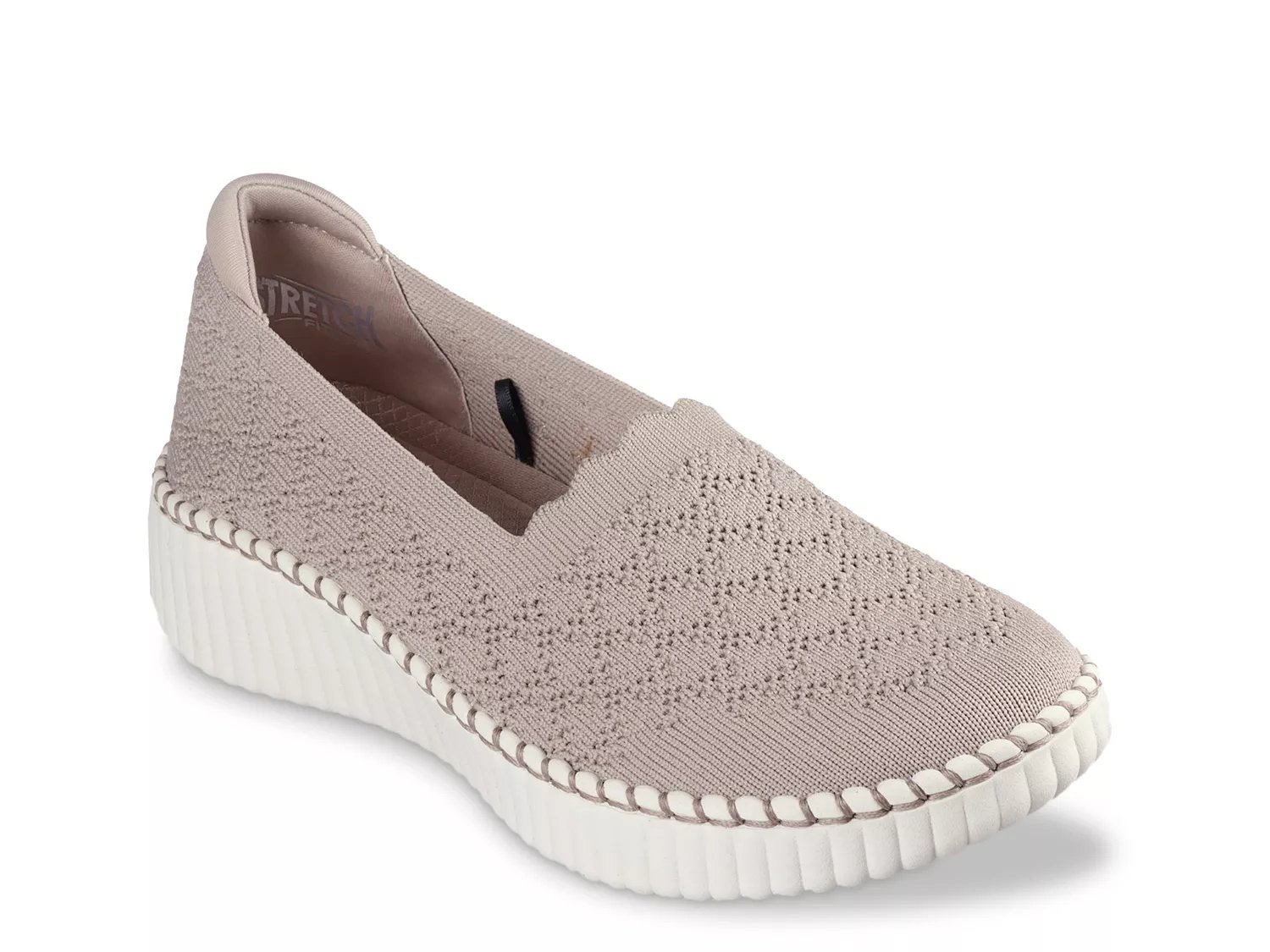 Skechers Wilshire Blvd SlipOn | Women's | Taupe | Size 7 | Slip-Ons | Stretch