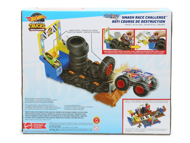  Hot Wheels Monster Trucks Arena Smashers Glow-in-The