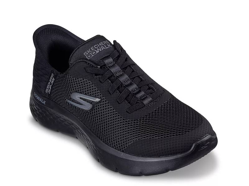 Black wide womens sneakers on sale