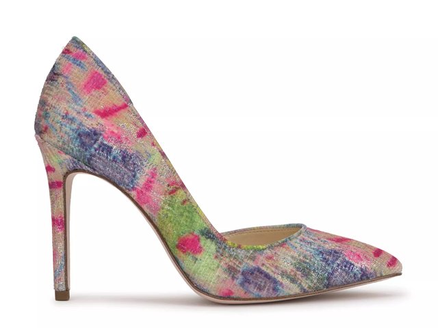 Floral top pumps dsw