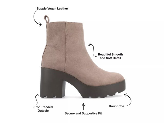 Journee Cassidy Platform Bootie - Free Shipping | DSW