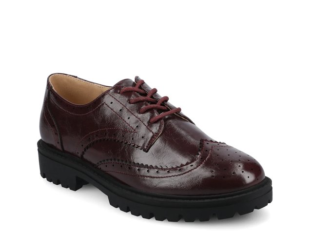 Journee Collection Claudiya Wingtip Oxford - Free Shipping | DSW