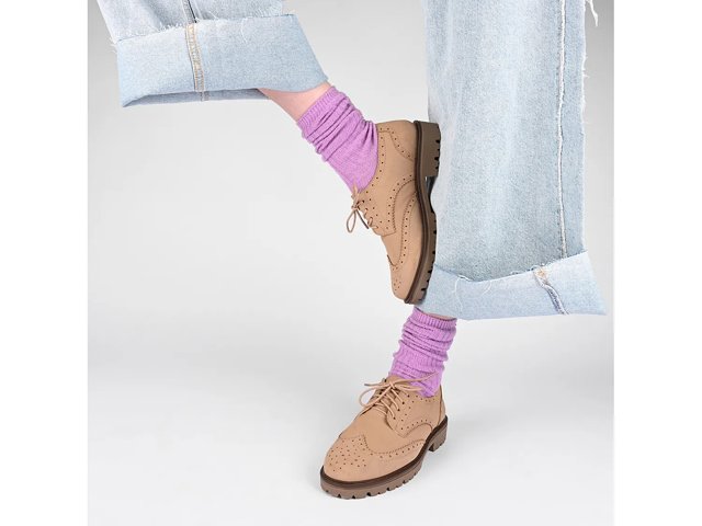 Journee Collection Claudiya Wingtip Oxford - Free Shipping | DSW