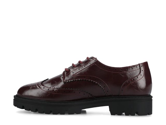Journee Collection Claudiya Wingtip Oxford - Free Shipping | DSW
