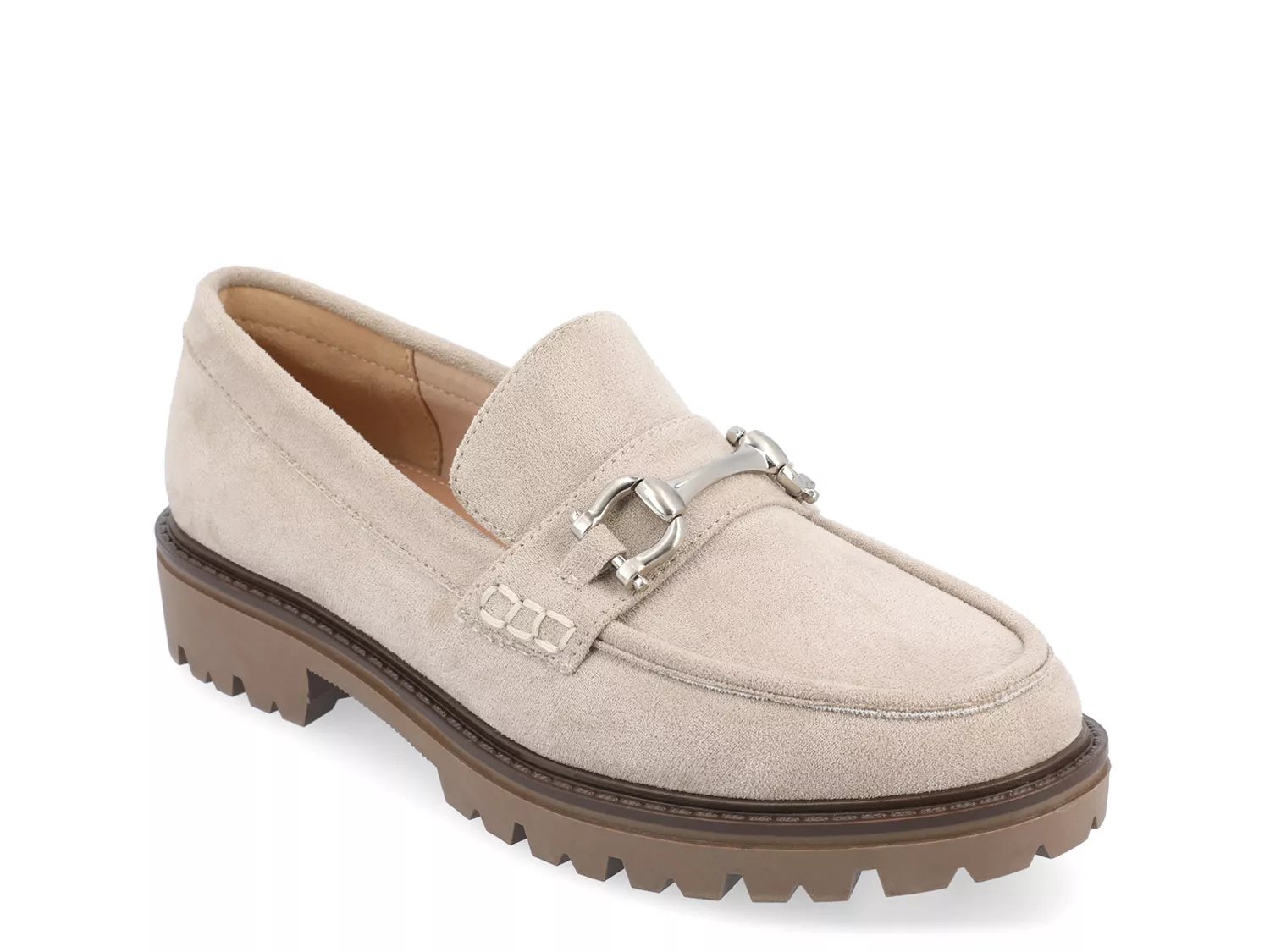 Journee Collection Jessamey Loafer | Women's | Grey | Size 7 | Loafers | Lug