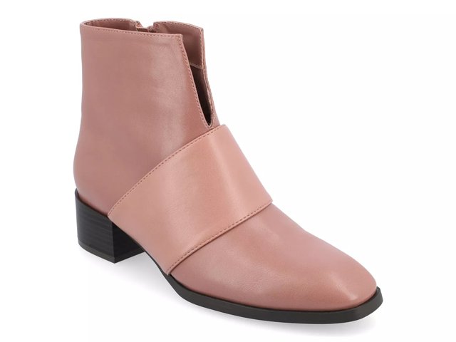 Journee collection outlet strap bootie