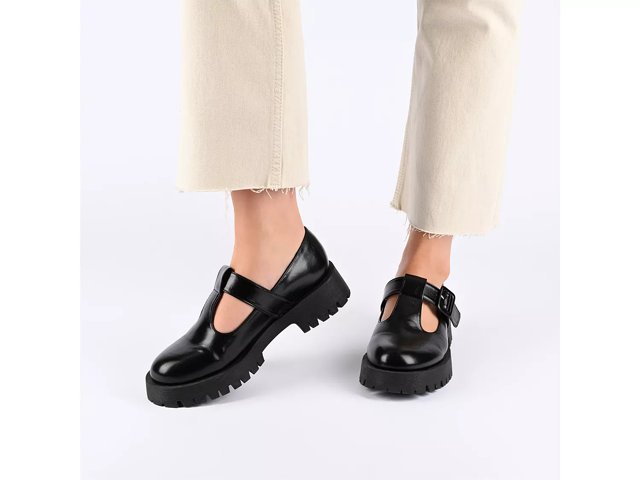 Journee Collection Suvi Mary Jane Platform Loafer Free Shipping