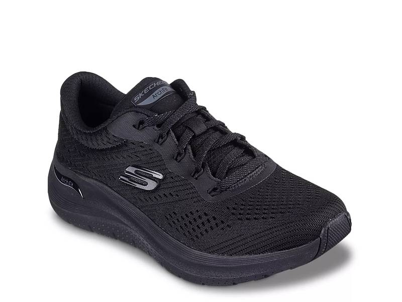 Skechers Performance Women's Go Run Consistent Energize Black Athletic Lace  Up Nursing Shoes