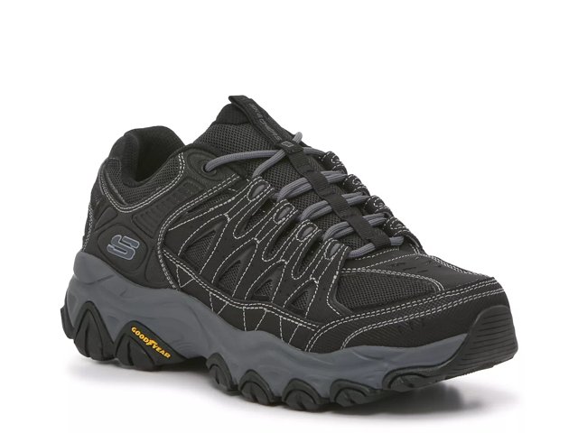 Skechers After Burn M.Fit 2.0 Men s Shoes Size 9 XW Black Charcoal