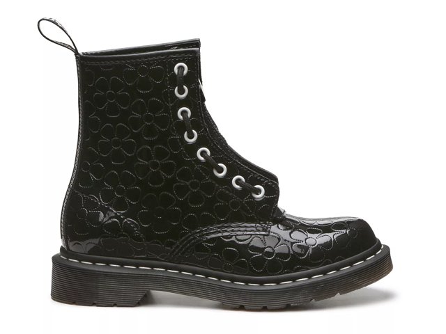 Floral embossed dr martens shop