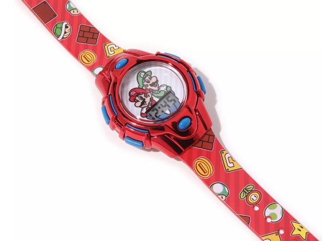 Accutime Watch Super Mario Kids' Digital Watch - Free