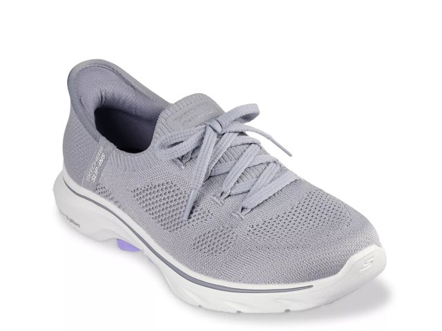 Skechers grey hot sale walking shoes