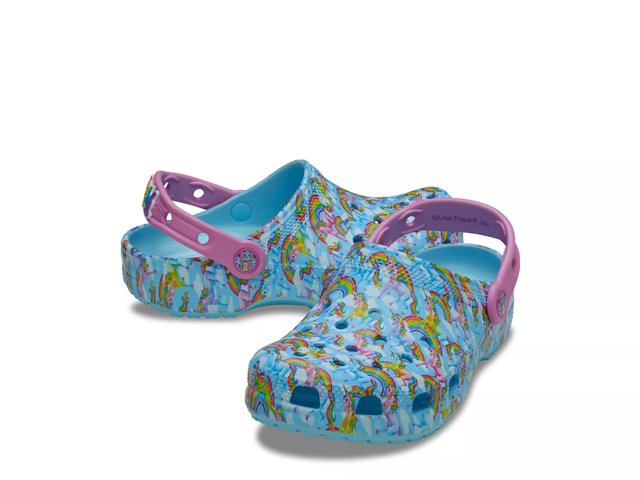 Kids shop rainbow crocs