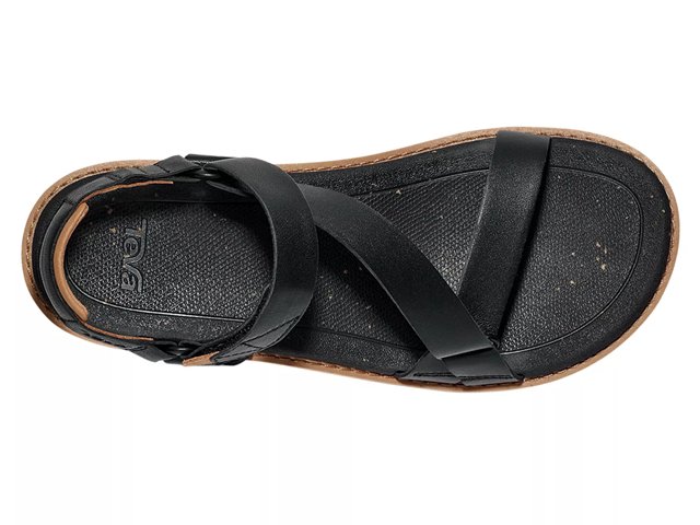 Teva platform sandals black shop
