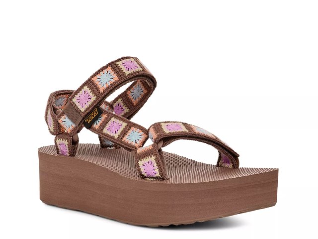 Teva Universal Crochet Platform Sandal