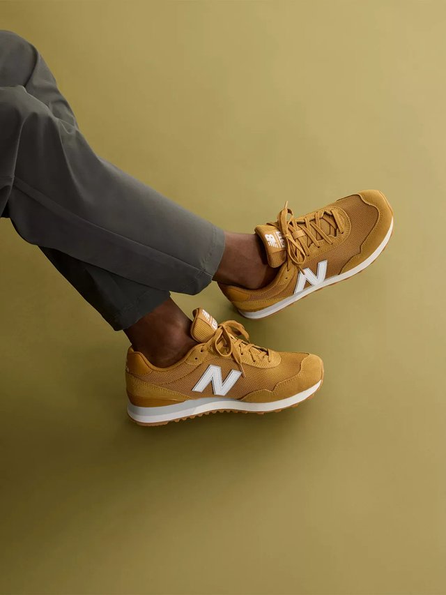 New balance 515 mens gold hot sale