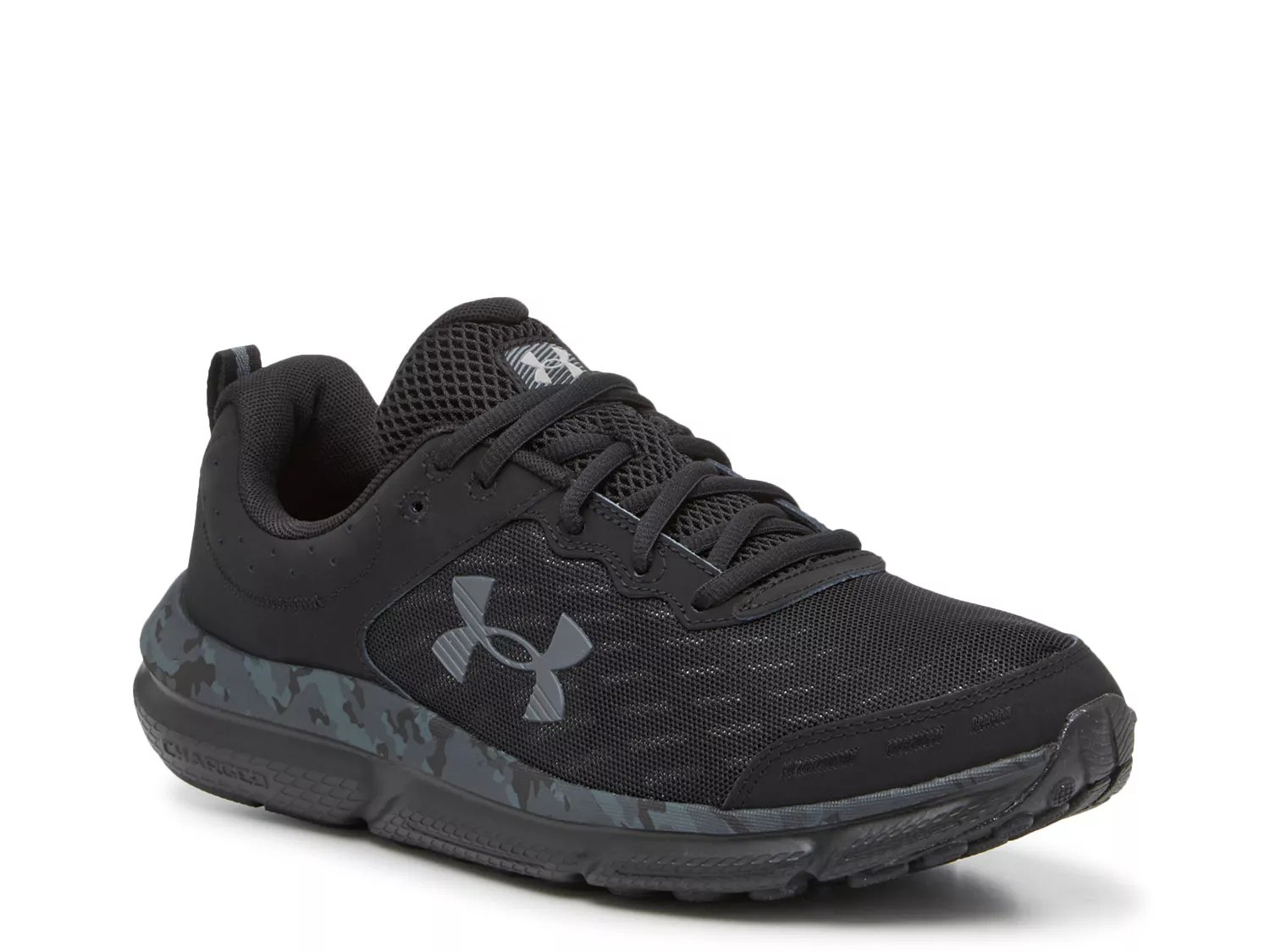 Camo Mens Charged Assert 10 Running Shoe, Under Armour