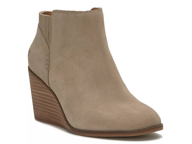 Lucky brand ankle boots on sale wedge