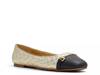 Leanne Ballerina Flat Gold Metallic view