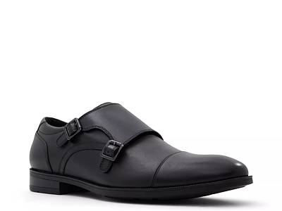 Aldo mens monk hot sale strap shoes