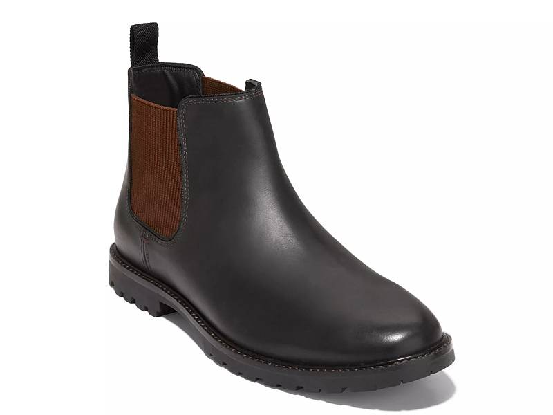 lugged chelsea boots