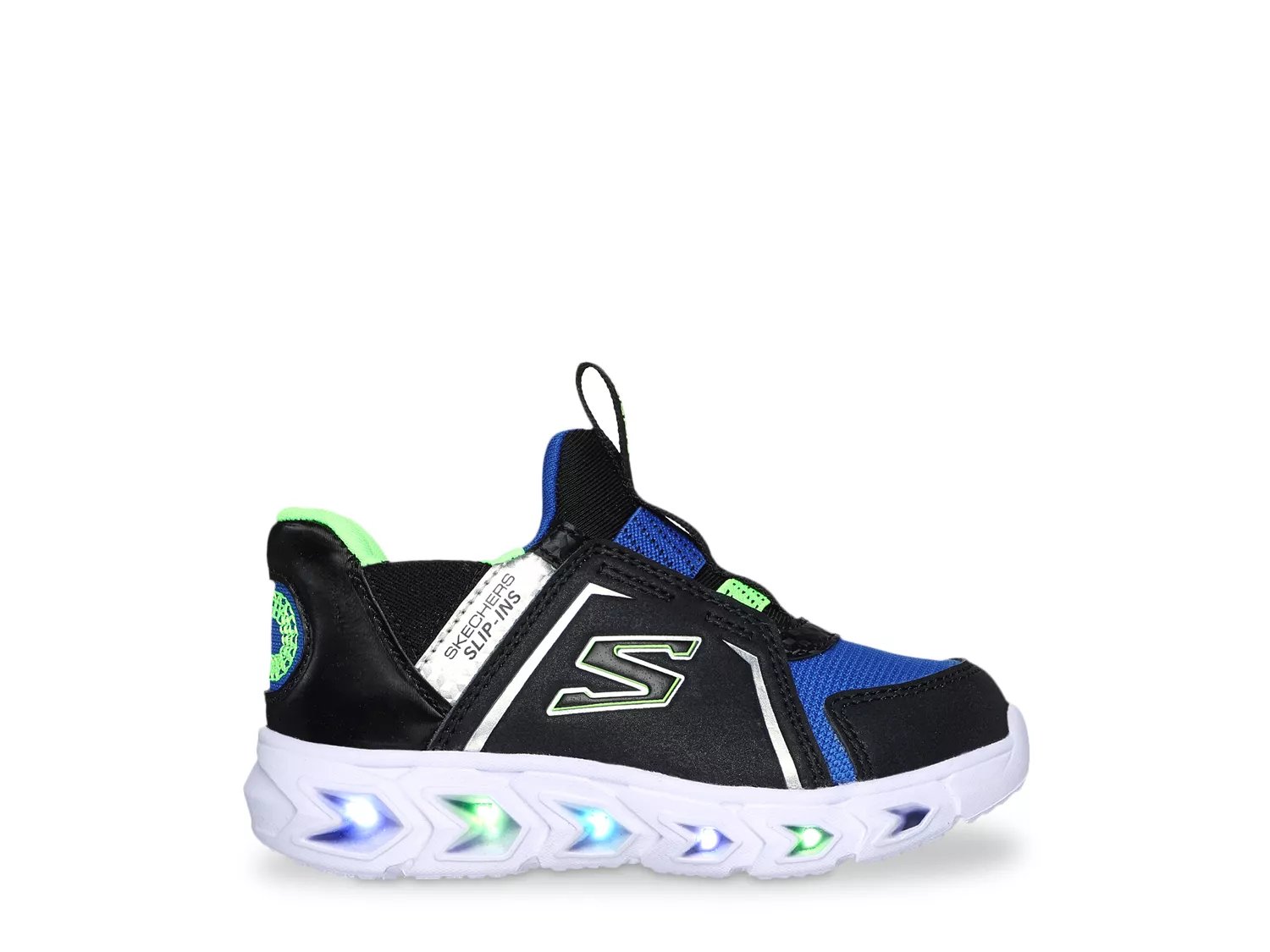 Hands Free Slip-Ins S-Lights Hypno-Flash 2.0 Brisk Brights Slip-On Sneaker