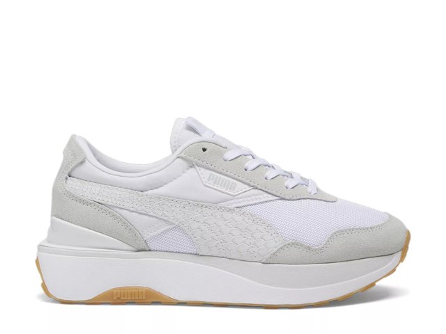 Puma Cruise Rider Sneaker Women s White Grey Size 7.5 Sneakers