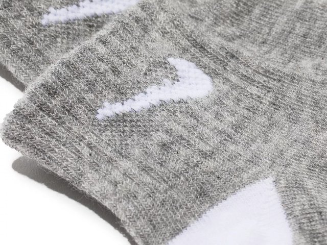 Grey nike socks 6 pack sales