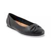 Dsw black leather flats on sale