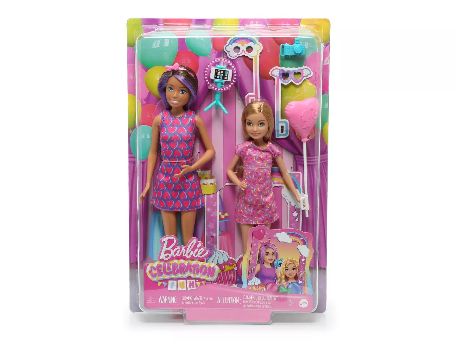 Mattel Barbie Celebration Fun Doll - 2 Pack - Free Shipping