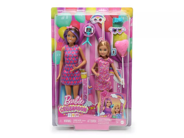 Mattel Barbie Celebration Fun Doll 2 Pack Free Shipping DSW