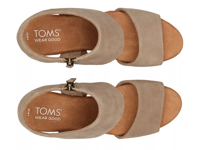 Toms majorca codizioni sandal taupe