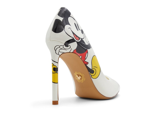 Stiletto Pump Silver Women's Disney 100